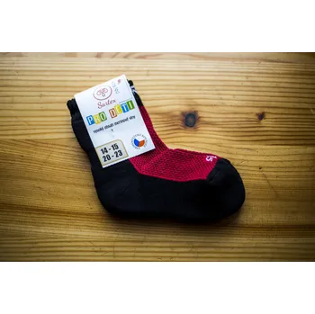 Surtex léto dětské ponožky Barva: červená, Velikost: 14 - 15 (eur 20-23)