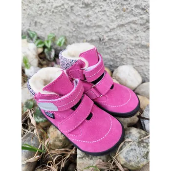 Jonap Zimní barefoot B5 růžová vlna Velikost: 29