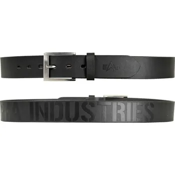 Opasek opasek EMBOSSED ALPHA BELT black 105 cm