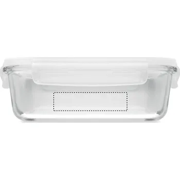 Termobox Krabička na jídlo ze skla 5 SIDE 1, 20x80mm Tamponový tisk, 1 barva