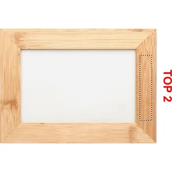 Rám na obraz Bambusový fotorámeček Laserové gravírování (max. 1 barva, 80x15mm) 1 barva 15 SIDE 2