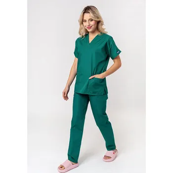 Dámský overall Lékařská dámská souprava Cherokee Originals (halena s výstřihem do V, kalhoty N.Rise) zelená