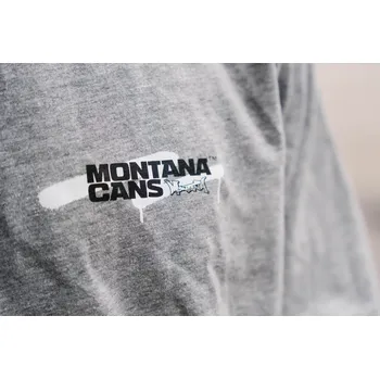 Pánské tričko Triko Montana Zigzag line šedé Velikost: L