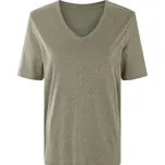 esmara® Dámské lněné triko (olivová, S(36/38))