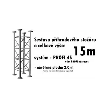 Anténní držák AKCE! Sestava příhradového stožáru 15m SPS15MP