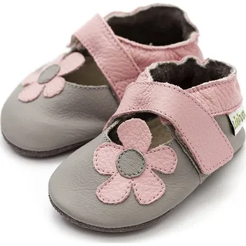 Capáčky Liliputi Barefoot sandálky Liliputi® Soft Baby Sandals Kalahari Grey Velikost: L