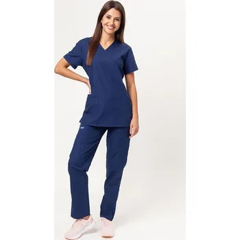 Dámský overall Dámská lékařská souprava Cherokee Originals (halena Mock, kalhoty N.Rise) námořnická modř