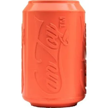 Hračka pro psa SodaPup Plechovka na pamlsky a žvýkání, Original – oranžová S