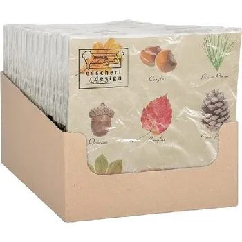 Papírový ubrousek Ubrousky listy a plody (DOPRODEJ)|Esschert Design