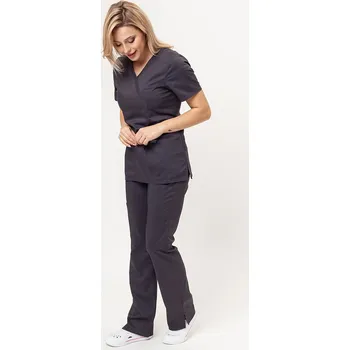 Dámský overall Dámská lékařská souprava Cherokee Revolution (halena Mock, kalhoty Straight) šedá