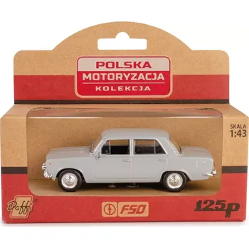 autíčko sběratelský model FIAT 125p – šedý
