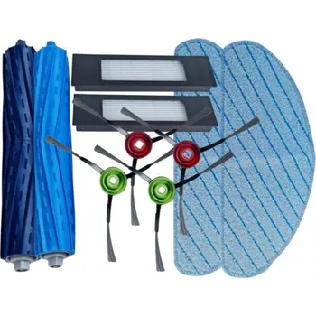 Sada příslušenství pro robotický vysavač HEPA filtry, kartáče a mopy pro ECOVACS Deebot Aivi T9 Aivi (+) 10ks