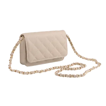 Kabelka NovaKabelka.cz Kožená italská crossbody kabelka Milva Cappuccino