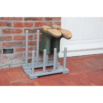 Botník Stojan na boty, šedá, 42 x 26 x 42 cm|Esschert Design