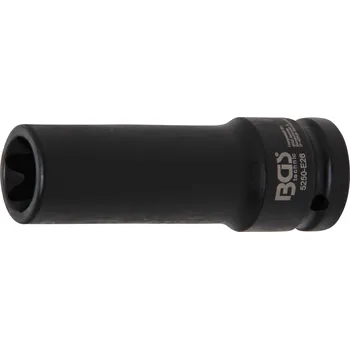 BGS 5250-E26, Silová nástrčná hlavice E-profil, prodloužená | 20 mm (3/4") | E26