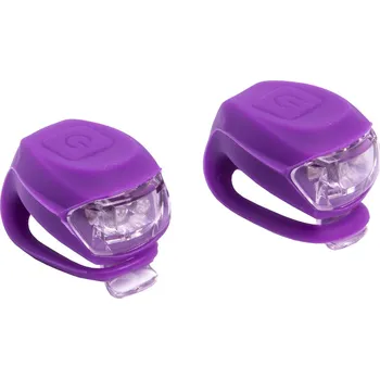 Cyklosvítilna světla-sada PROFIL 267F-2B fialová