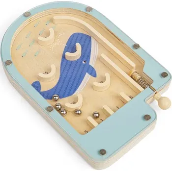 Cestovní hra Bigjigs Toys Mini Pinball Velryba