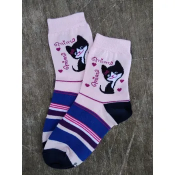 Trepon Dětské bavlněné ponožky MINDA Barva: modrá, Velikost: 19 - 21 (29 - 32)