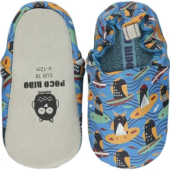 Capáčky Poco Nido Surfing penguins blue Velikost: 18 (6-12m)