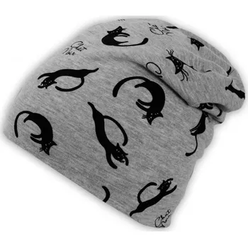 Kojenecké oblečení Baby Nellys Bavlněná čepička ® - Kočičky 0-1rok