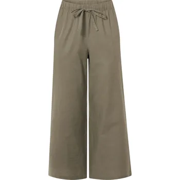 Dámské kalhoty esmara® Dámské lněné kalhoty XXL (olivová, 54)