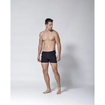 Boxerky Pleas Pánské boxerky RELAX černá XL (085080-000-054)