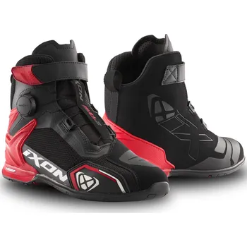 Moto obuv Boty na motorku IXON Bull 2 Air černo-bílo-červené 43