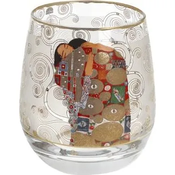 Svícen Goebel Skleněný svícen Fulfilment Klimt 9.5 cm Goebel