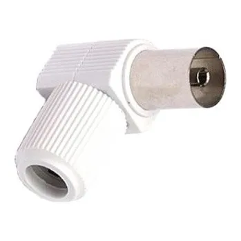 Anténní redukce Anténní konektor ALCAD samice IEC rohová