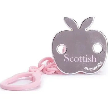 Suavinex KLIP SCOTTISH S ŘETÍZKEM - jablko