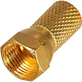 Elektrický konektor F konektor 6,8 mm šroubovací GOLD