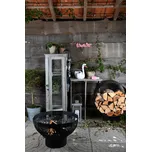 Deštník průhledný LES a JELENI, čirá/černá, 80cm|Esschert Design