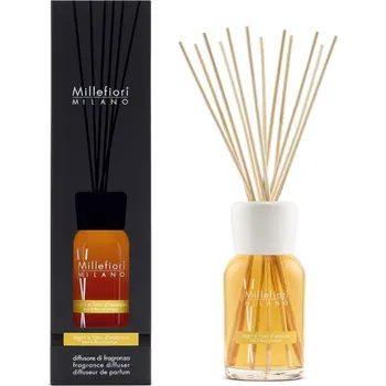 Svíčka Millefiori Milano Legni e Fiori d’Arancio aroma difuzér 500 ml.