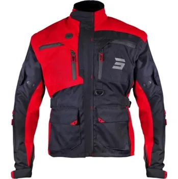 Moto bunda Bunda na motorku Shot Racetech černo-červená 2XL