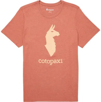 Pánské tričko Pánské triko Cotopaxi Cotopaxi Llama T-Shirt Velikost: L / Barva: červená/hnědá