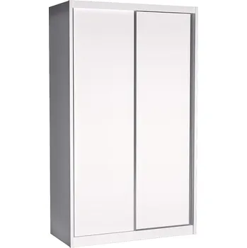 Šatní skříň Šatní skříň KAROK | 143 cm | bez zrcadla | bílá