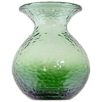 Váza Váza PARADISE, 18,5cm, zelená krakovaná|Vidrios San Miguel|Recycled Glass