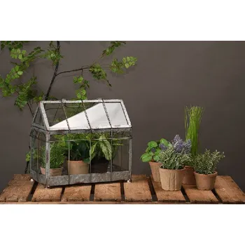Skleník Skleník|pěstírna na květiny, 36 x 19 x 33 cm|Esschert Design