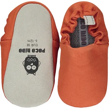 Capáčky Poco Nido Ember orange vegan sole Velikost: 18 (6-12m)