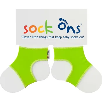 Xkko Sock Ons Bright - Lime 0-6m.