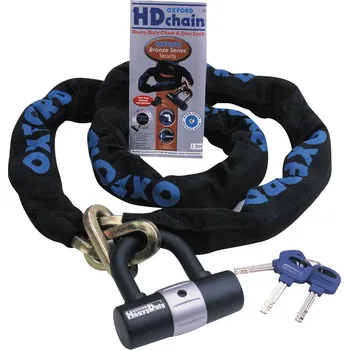 Motozámek OXFORD odolný řetěz se zámkem délka 2M SS (10mm) (OXFORD odolný řetěz se zámkem délka 2M SS (10mm))