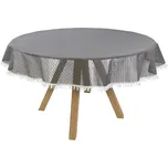 LIVARNO home Ubrus na zahradní stůl (kulatá, šedá)