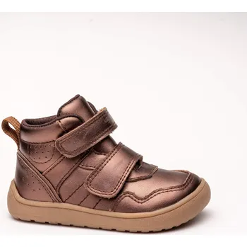 Chlapecká zimní obuv Protetika Celoroční dětské barefoot Tira brown metalické Velikost: 34