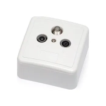 Elektrická zásuvka Účastnická zásuvka TVRSAT 12K
