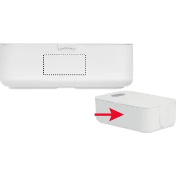 Svačinový box Obědová krabička z PP Tamponový tisk (max. 2 barvy, 30x60mm) 2 barvy 5 SIDE 1