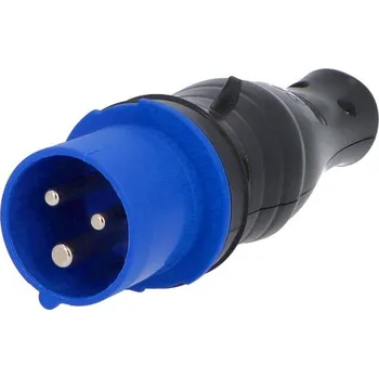 Elektrická zásuvka FAMATEL Adaptér 1820 PLUG SHELL IP44/200-250V/16A/6h 2P 50-60Hz - pro dom. vidlice , 1820