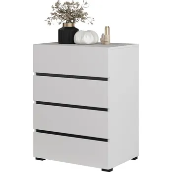 Komoda Komoda do předsíně CROSS (typ 27) Bílá/černá