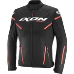 Bunda na motorku IXON Striker 2 černo-bílo-červená 4XL