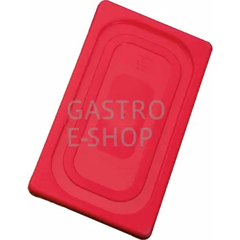 Gastronorm Víko GN 1/9 polypropylenové - červená