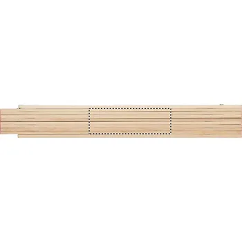 metr Skládací tesařský metr 2m Laserové gravírování (max. 1 barva, 25x80mm) 1 barva 5 FRONT